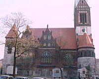 Die Glaubenskirche - im Berliner Bezirk Lichtenberg am heutigen Roedeliusplatz